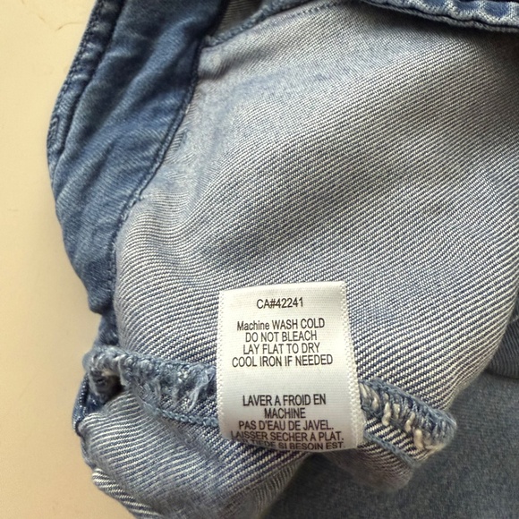 Young Fabulous & Broke Light Wash Denim Paperboy Wide Leg Jeans SMALL High Rise - Picture 6 of 10